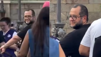 Una más de los hijos de AMLO: captan a José Ramón López Beltrán de vacaciones en Disney
