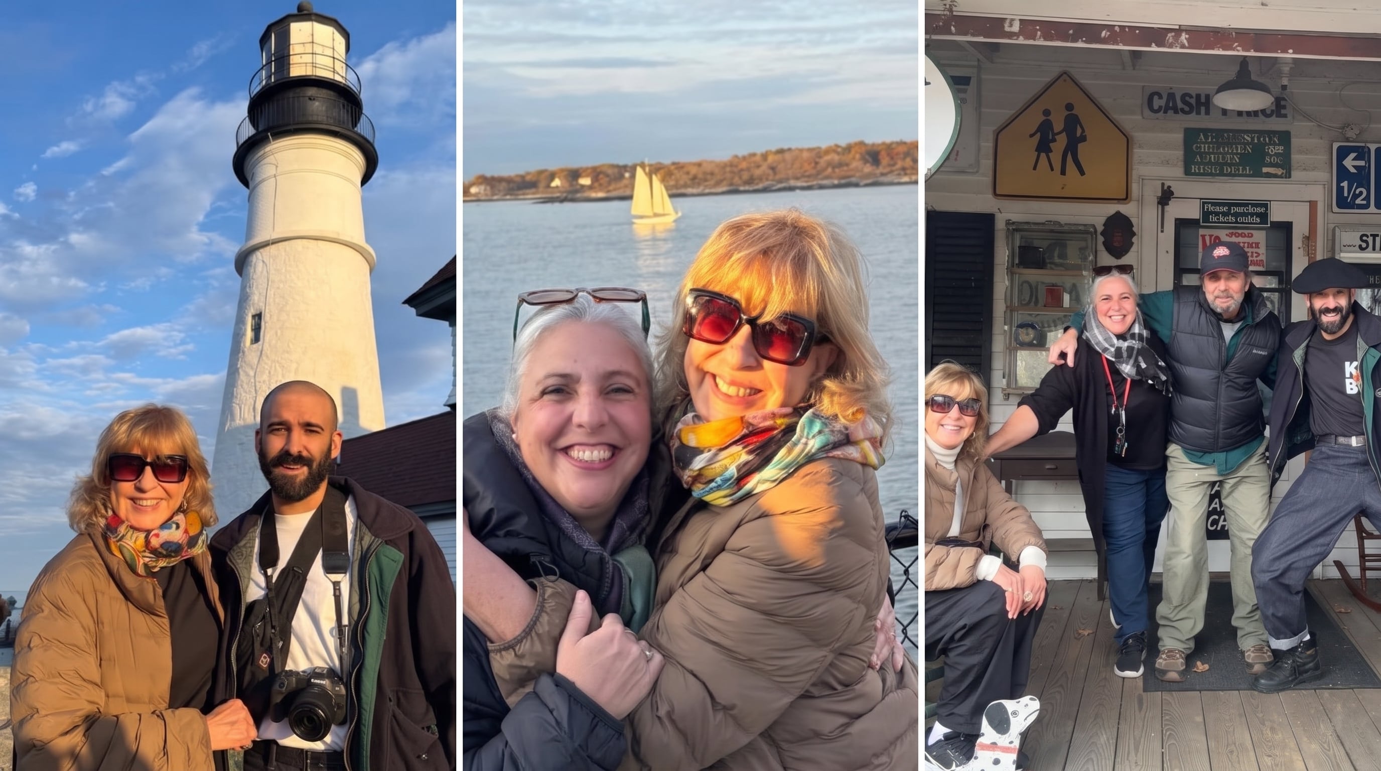 El reencuentro de Georgina Barbarossa con su familia en Estados Unidos: postales otoñales, afectos y mucha emoción