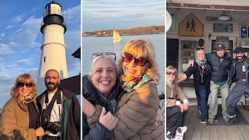 El reencuentro de Georgina Barbarossa con su familia en Estados Unidos: postales otoñales, afectos y mucha emoción