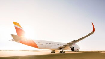 En la pista (Crédito: Iberia)