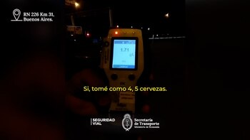 El infractor reconoció ante el