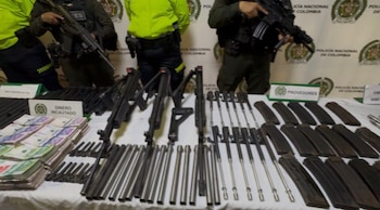 El centro desmantelado era el principal proveedor de armas para el Frente 36 de las disidencias de las Farc y el Clan del Golfo en Colombia - crédito Federico Gutiérrez