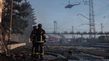 La ONU condena el "mortífero" ataque ruso contra un tren en Dnipro y alerta de los riesgos del invierno