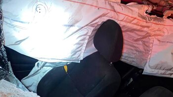 Hombre se quedó sin frenos