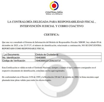 Pantallazo Contraloría - créditos carcentercali/Instagram