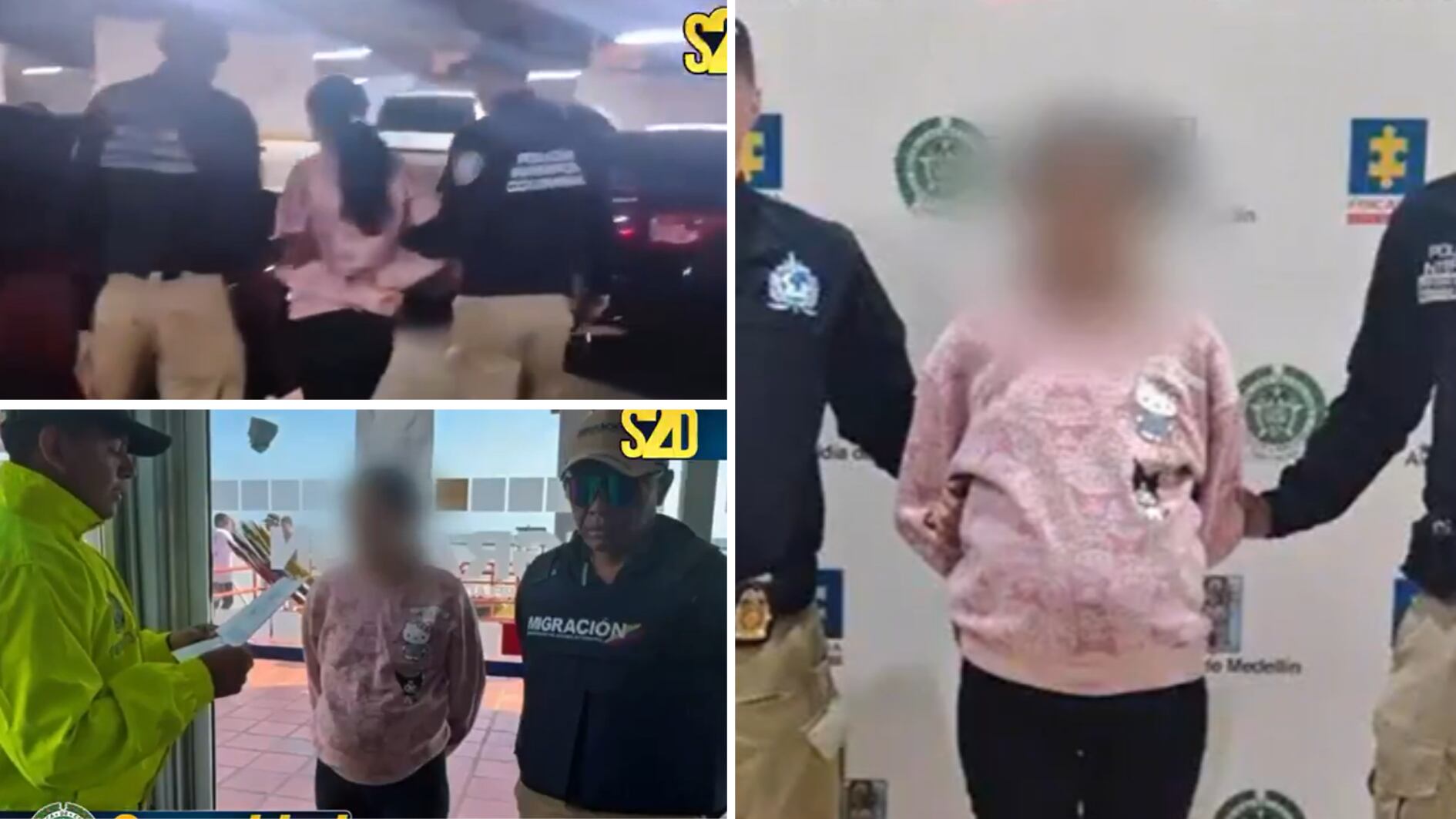 La mujer cayó en Necoclí, Antioquia - crédito @DirectorPolicia/X