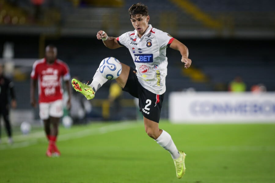 Eduardo Fereira en el partido de ida en el estadio El Campín-crédito Cristian Bayona/Colprensa