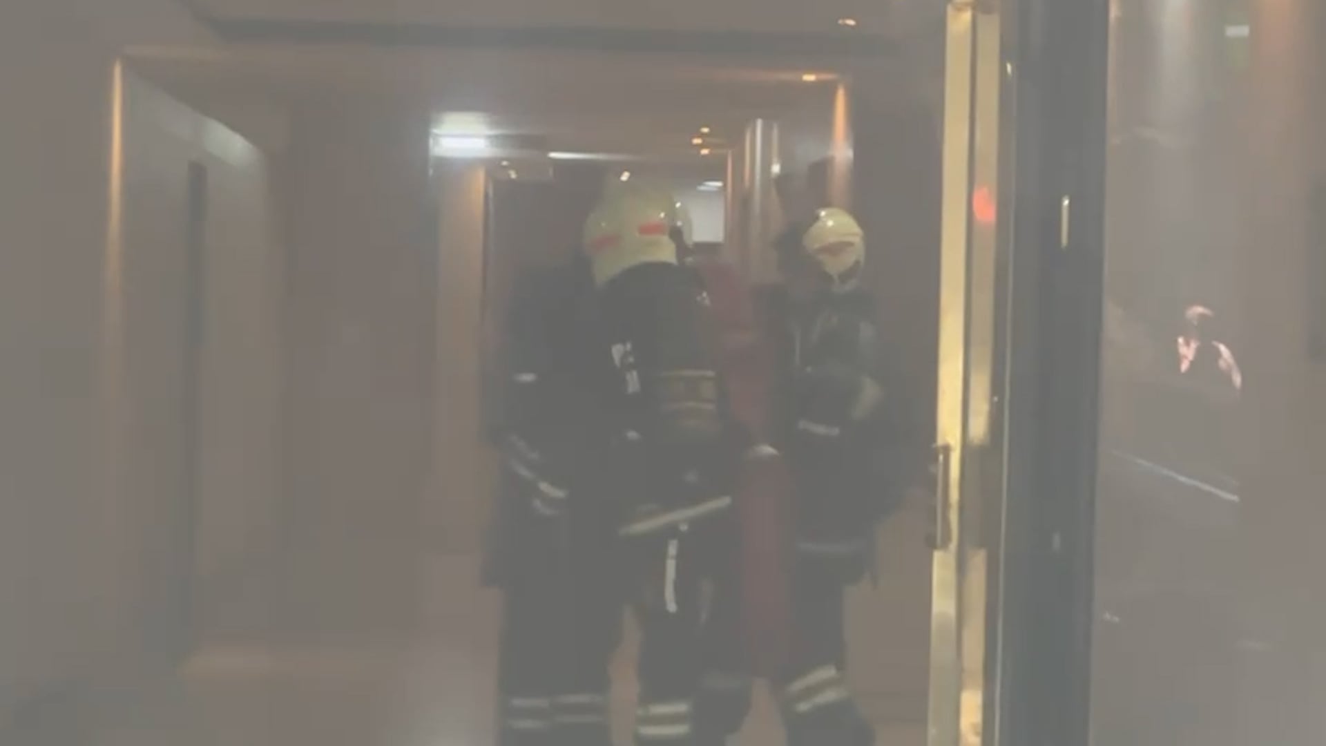 Se incendió un edificio en Palermo