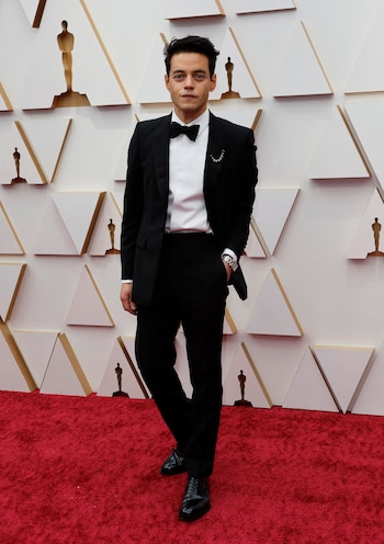 Rami Malek en Prada y