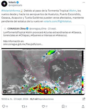 Con motivo del paso del