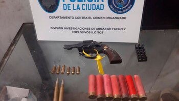 El arma que le encontraron