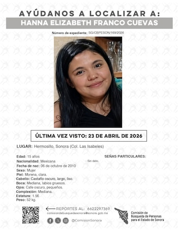 Jóvenes desaparecidos en Sonora