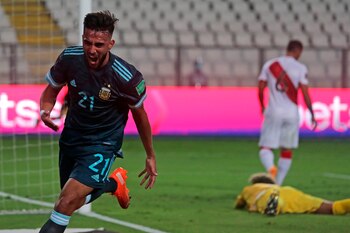 El jugador Nicolás González, de