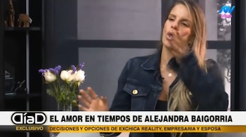 Alejandra Baigorria responde a las críticas y niega que controle a Said Palao: “No me enamoraría de un muñeco”. Captura: Día D.