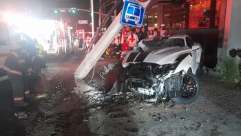 Así quedó la parte frontal