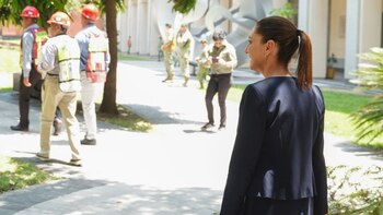 Sheinbaum realizó su primer simulacro