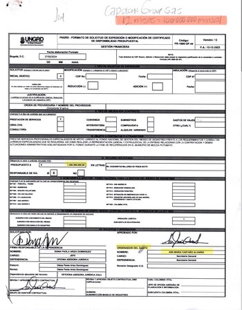 Acto Administrativo de Olmedo López