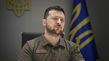 Volodímir Zelenski, presidente de Ucrania,