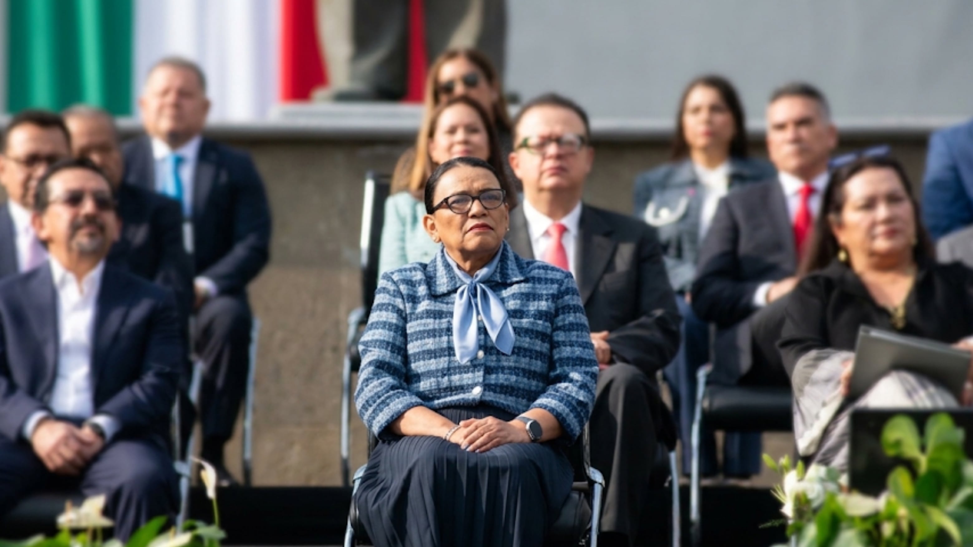 La ceremonia se realiza este jueves 10 de septiembre en una sesión extraordinaria del Consejo General y es encabezada por Guadalupe Taddei, con la asistencia de Rosa Icela Rodríguez como enviada de Claudia Sheinbaum