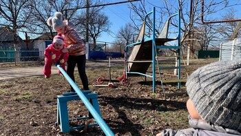 Tres niñas, las hijas de
