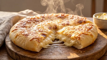 Receta para hacer pan de queso en sartén en solo 5 minutos