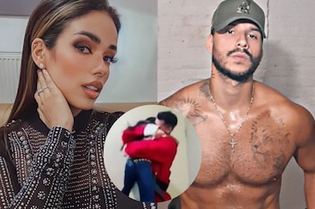 Shirley Arica y su expareja