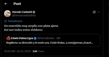 Hernán Cadavid se fue