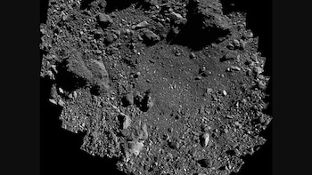 Componentes descubiertos en el asteroide