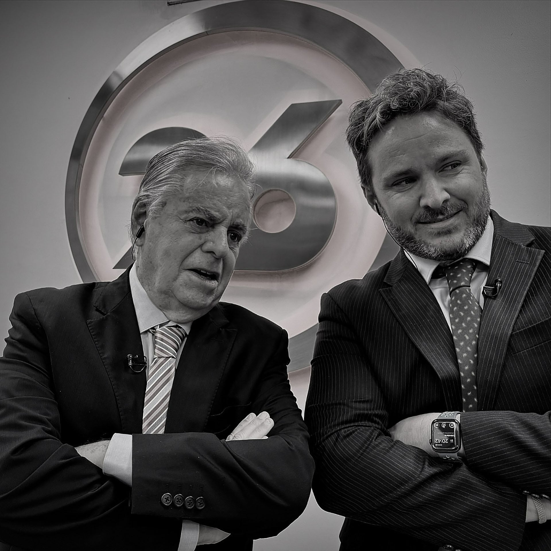 Roberto García con su hijo Javier, compañero de trabajo y de vida