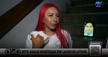 Deysi Araujo niega haber recibido dinero del narcotráfico: “No hay depósitos”. Captura: Día D.