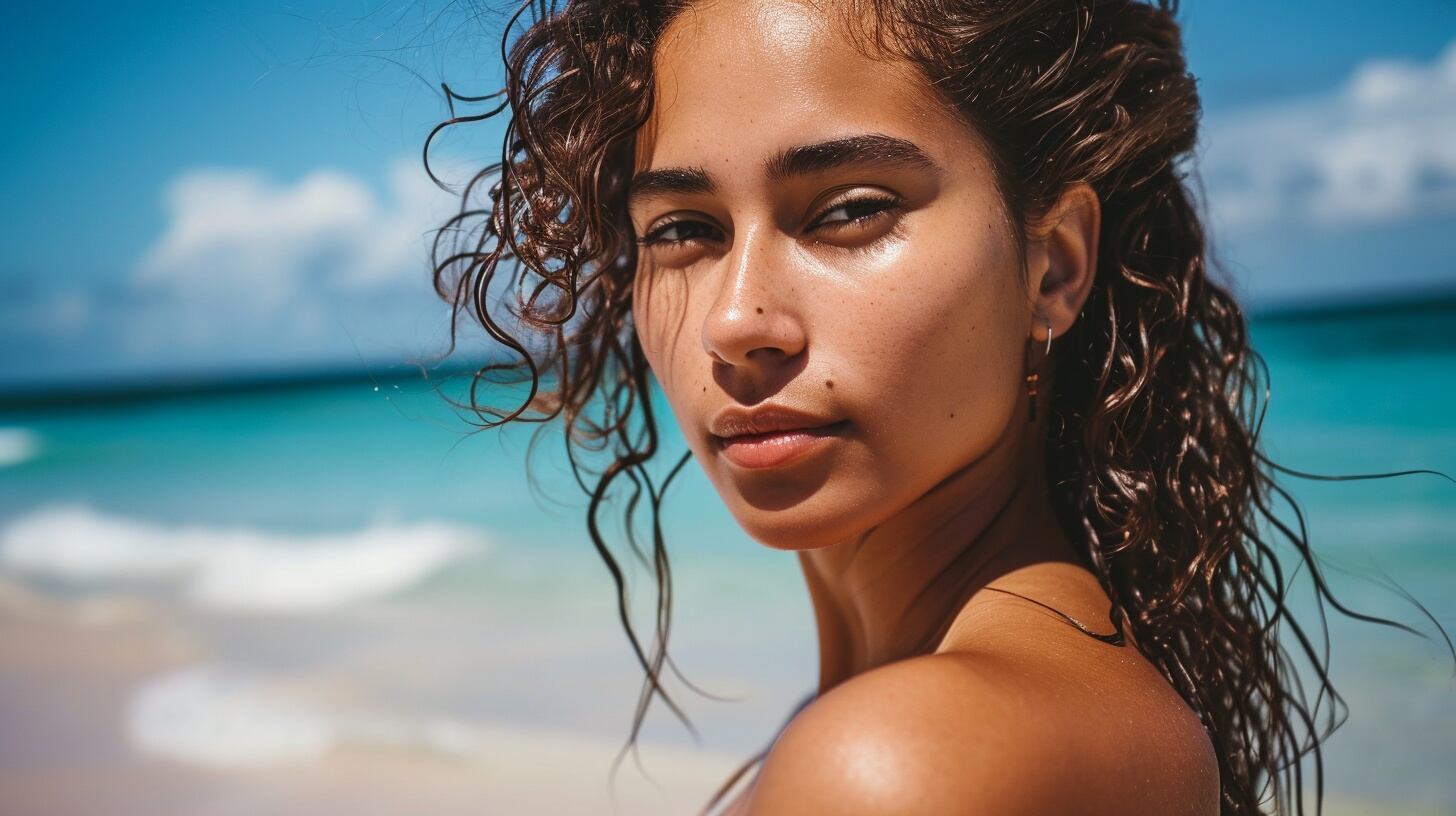 Los protectores solares capilares, el enjuague tras el mar y la hidratación semanal cuidan el cabello del sol y el agua salada (Imagen Ilustrativa Infobae)