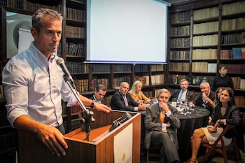 El presidente de la Cámara de Diputados, Martín Menem