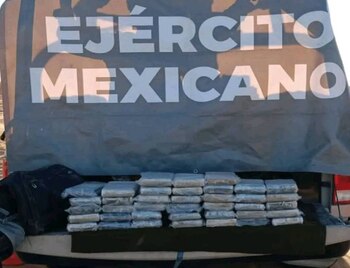 Los paquetes con droga asegurados