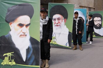 Imágenes de los ayatolás iraníes