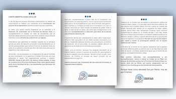 Carta abierta a Axel Kicillof de la Federación de Estudiantes Secundarios