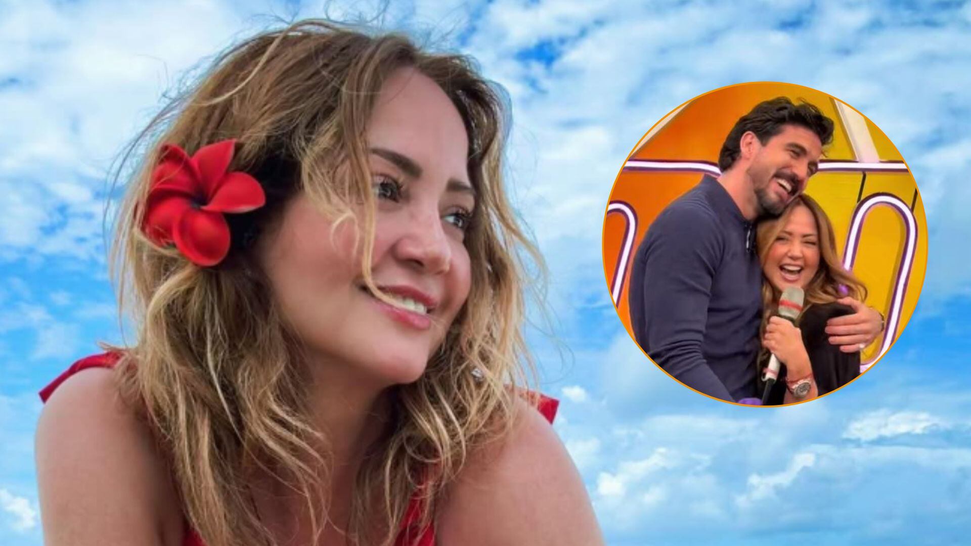 La conductora Andrea Legarreta se volvió tendencia tras cantarle en vivo a Luis Carlos Origel durante una dinámica del matutino Hoy.(Instagram / Hoy)