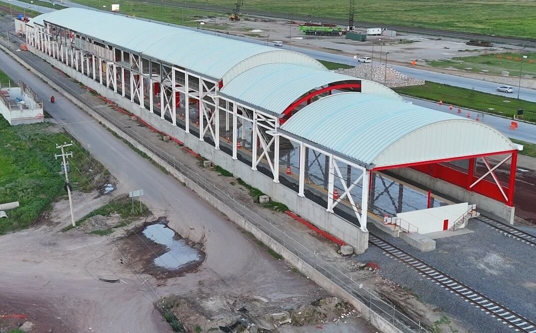 Filtran imágenes de cómo luce la penúltima estación del tramo Lechería - AIFA (X/ @SntVTC)
