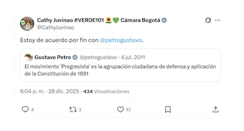 La congresista Cathy Juvinao revivió