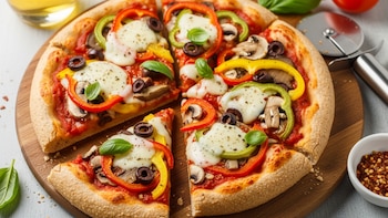Receta de pizza con harina integral, rápida y fácil