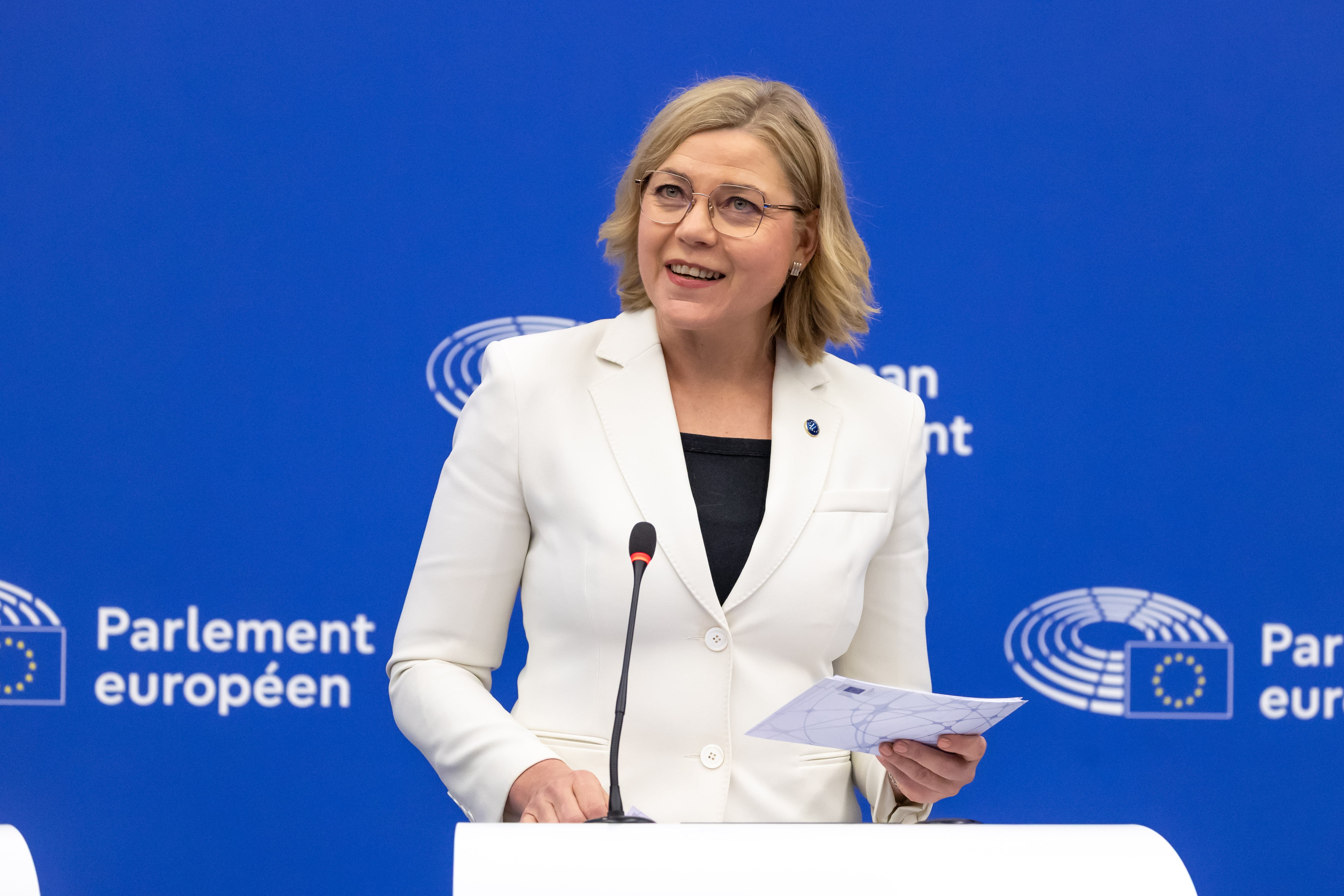 La comisaria europea responsable de tecnología, Henna Virkkunen (EFE)
