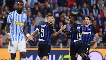 Balde e Icardi celebran un