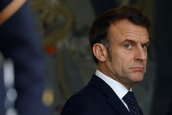Macron reiteró que no descarta