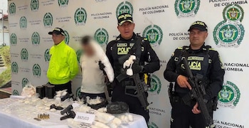 Víctor Colorado, conocido como alias Víctor o Zarco, fue señalado como presunto encargado de almacenar y distribuir droga hacia sectores del centro de Pereira - crédito Policía Nacional de Colombia