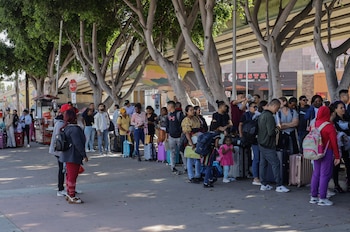 El cruce de Tijuana y San Diego es la frontera más transitada del mundo (EFE)