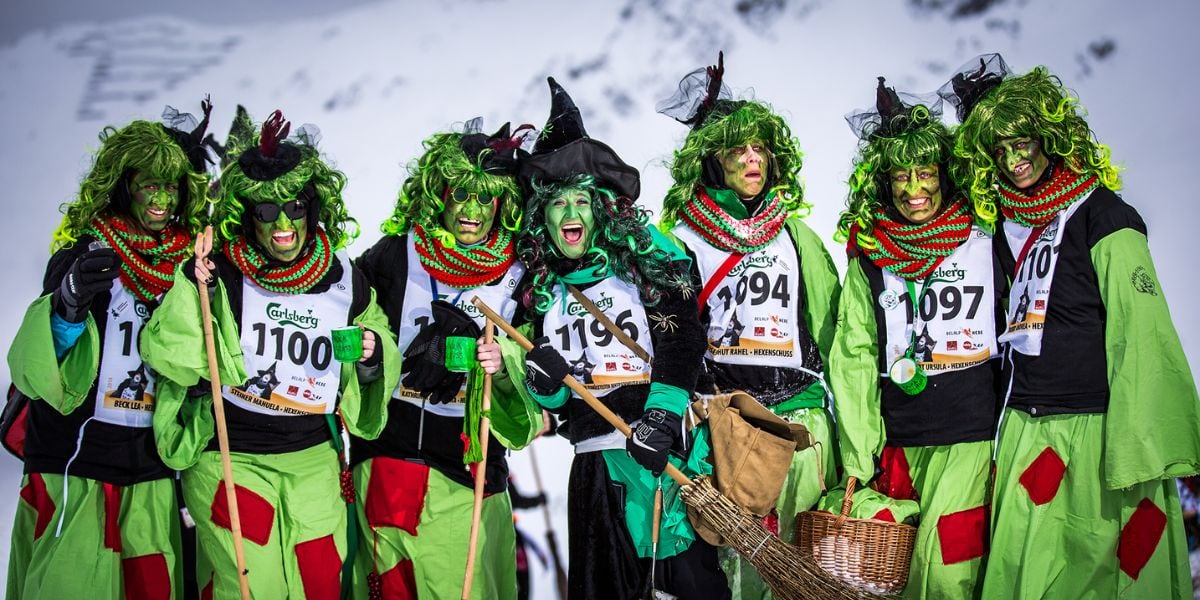Los organizadores aseguran que la 'magia' del evento reside en los disfraces y la convivencia social (Blatten-belalp)