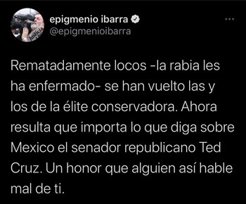 Epigmenio Ibarra aseguró que la