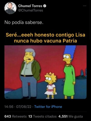 El creador utilizó un meme