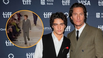 Levi, el hijo de Matthew McConaughey, debuta en las pasarelas de Milán a los 18 años
