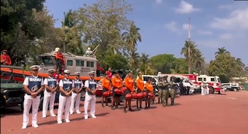 El dispositivo contempla el despliegue de 2 mil 854 elementos navales, entre almirantes, capitanes, oficiales y personal civil. (Crédito: Secretaría de Marina)