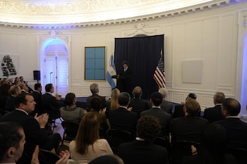Javier Milei en Washington
